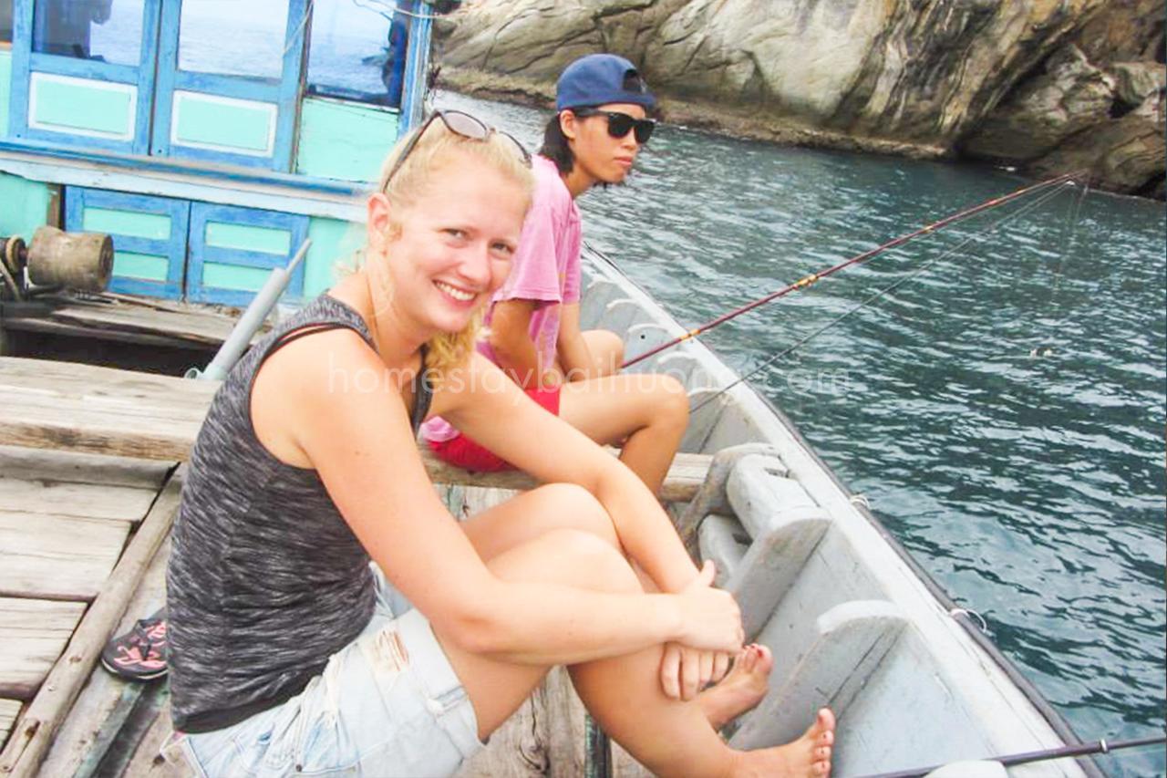 Nhi Lo Home Stay Tân Hiệ エクステリア 写真