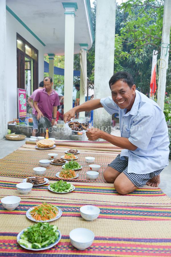 Nhi Lo Home Stay Tân Hiệ エクステリア 写真